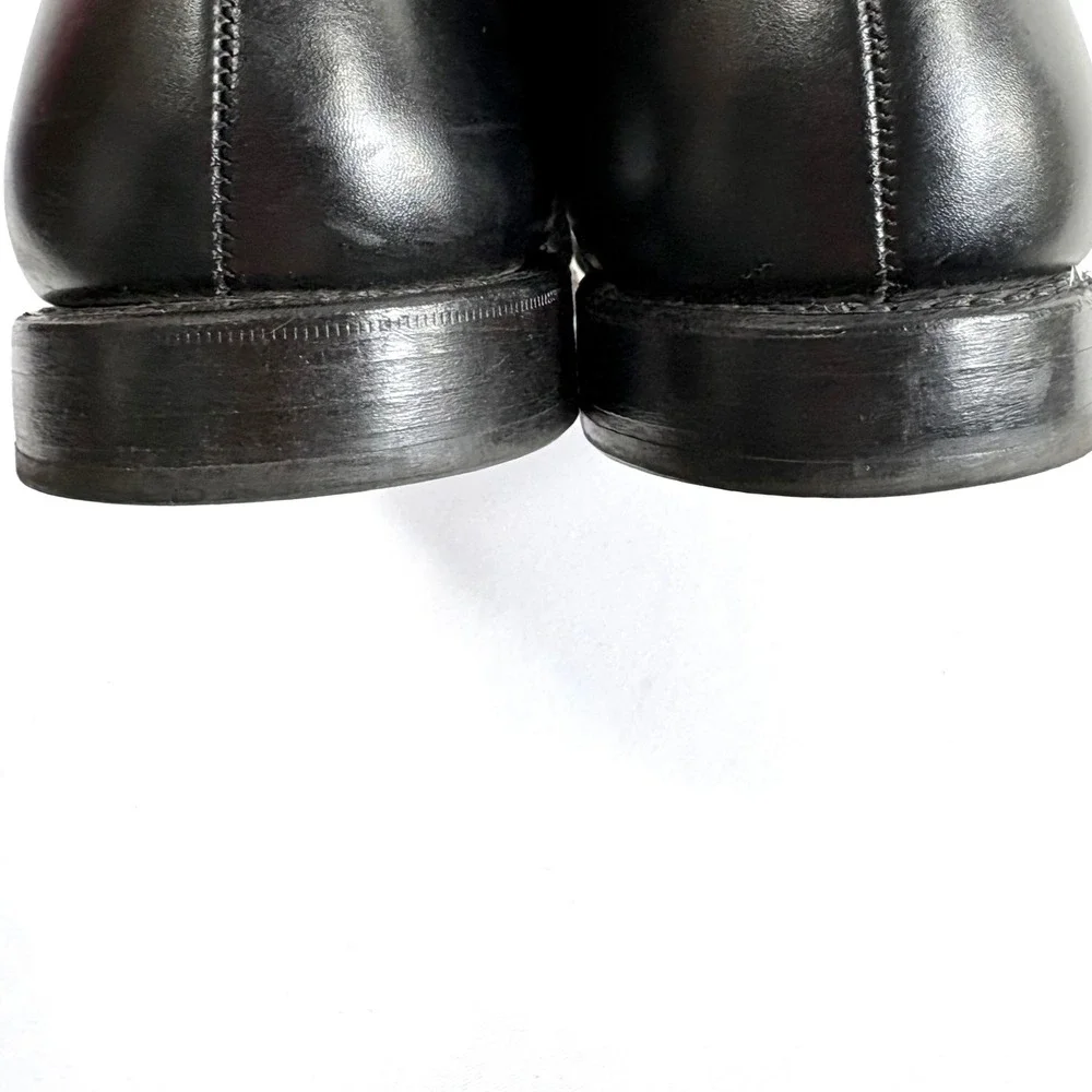 Allen Edmonds Clifton Blucher Black Leather Cap Toe Dress Shoes 3308 Mens 13 B